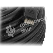 Кабель Cablexpert HDMI CC-HDMI4-30M, 19M/19M, v1.4, медь, позол.разъемы, экран, усилитель сигнала, 30м, черный, пакет
