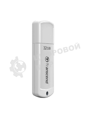 Флешка USB Transcend JetFlash 370 (TS32GJF370), 32Gb, USB 2.0, R/W 12/5, белый