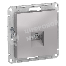 Механизм розетки компьютерной AtlasDesign RJ45 алюм. SchE ATN000383