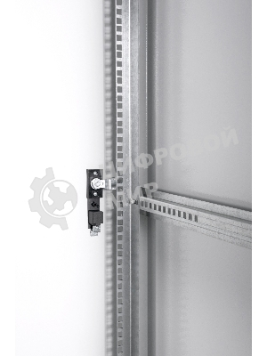 Шкаф коммутационный ЦМО (ШТК-Э-24.6.8-13АА) 24U 600x800 мм пер. дв. стекл металл 2 бок. пан. 540 кг серый