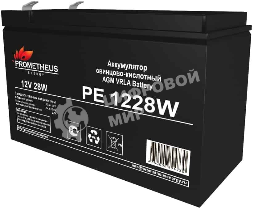 Батарея для ИБП Prometheus Energy PE 1228W 12В 7А·ч