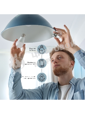 Лампа Светодиодная Gauss Smart Home RGbW E27 A60 10 Вт 2700-6500K 1/10/100