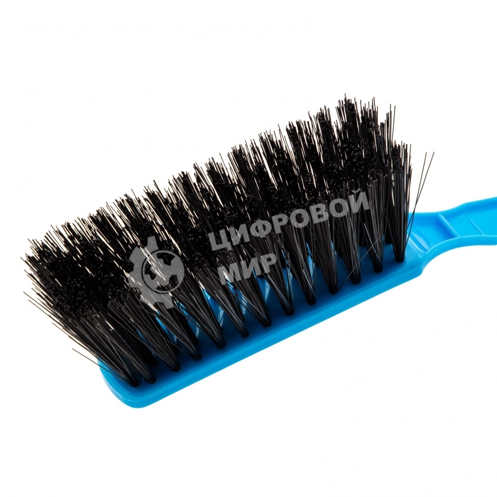 Набор Palisad Home: совок с кромкой 330x225 мм и щетка-сметка 285 мм, голубой