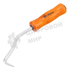 Крюк для вязки арматуры Сибртех 210 мм, деревянная рукоятка