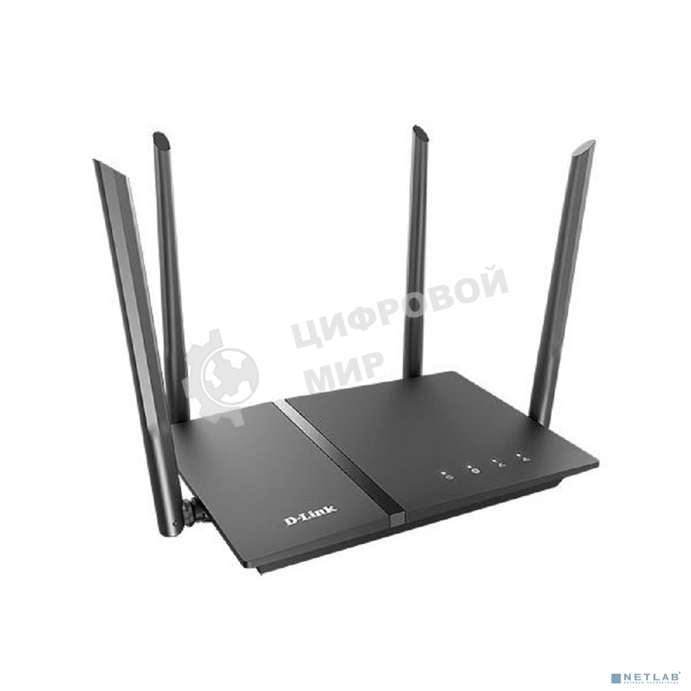 Роутер D-Link DIR-1260/RU/R1A, Wireless AC1200 2x2 MU-MIMO Dual-band Gigabit Router with 1 10/100/1000Base-T WAN port, 4 10/100/1000Base-T LAN ports and 1 USB port.802.11b/g/n/ac compatible, up to 300 Mbps