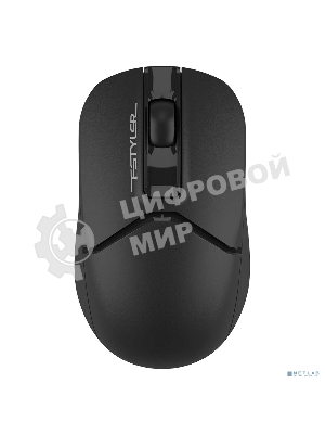 Мышь беспроводная A4Tech Fstyler FG12 черный, 1200 dpi, радиоканал, USB, кнопки - 3