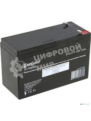 Батарея для ИБП ExeGate EP234538RUS GP 12075/EXG1275 (12V 7.5Ah) клеммы F2