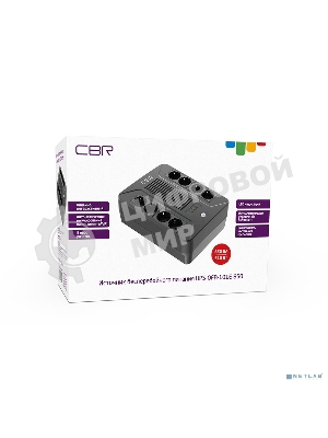 Источник бесперебойного питания CBR UPS-OFB-101E-850 / 850ВА / 510Вт / 8xCEE 7 (евророзетка)