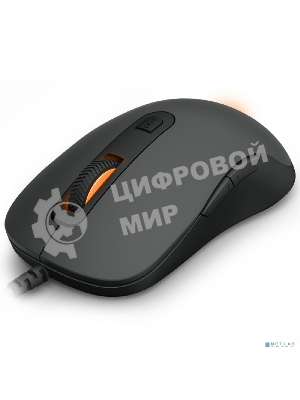 Мышь проводная Rapoo V16RGB черный, 12800 dpi, USB, кнопки - 6