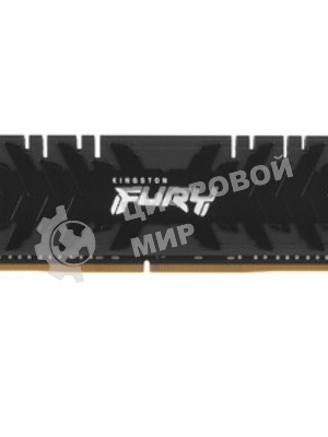 Оперативная память Kingston Fury Renegade, DDR4, 16GB (1x16GB), 3200MHz, CL16, DIMM, с радиатором, RGB, серебристый/черный