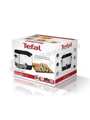Фритюрница Tefal FF220015 1000Вт серебристый/черный
