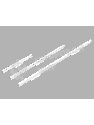 Трековый линейный светильник Ambrella light GL4450 WH белый IP20 10W 3CCT 3000-6000K SMART 48V 120° 304*22*45