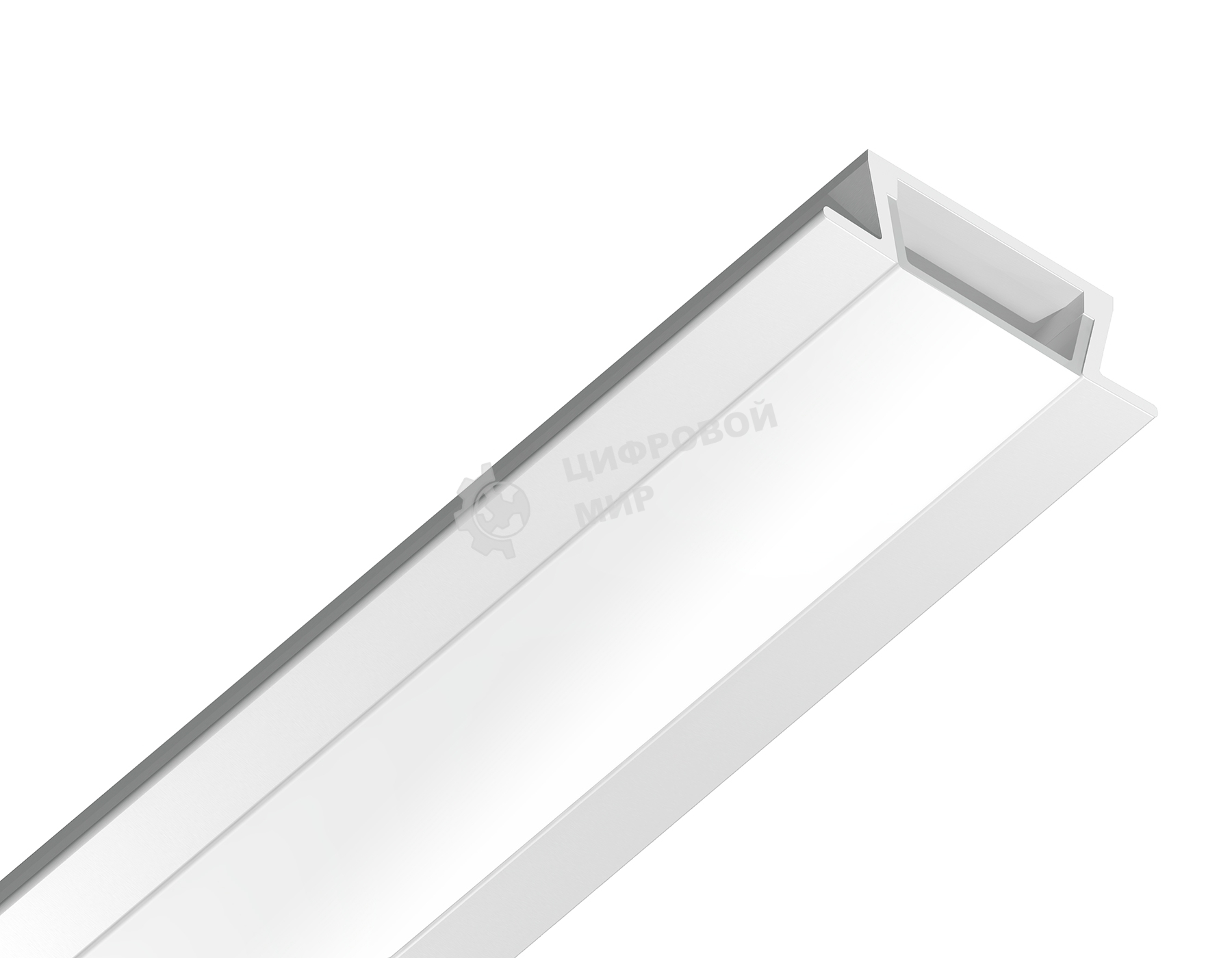 Алюминиевый профиль Ambrella light GP1001WH белый 2000*21.5*6.8