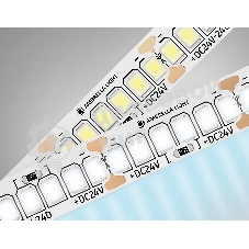 Светодиодная лента Ambrella light GS3403 2835 240Led/ 20W m/ 24V IP20 6500K/ 5000*10*1.2mm (2 конт.)