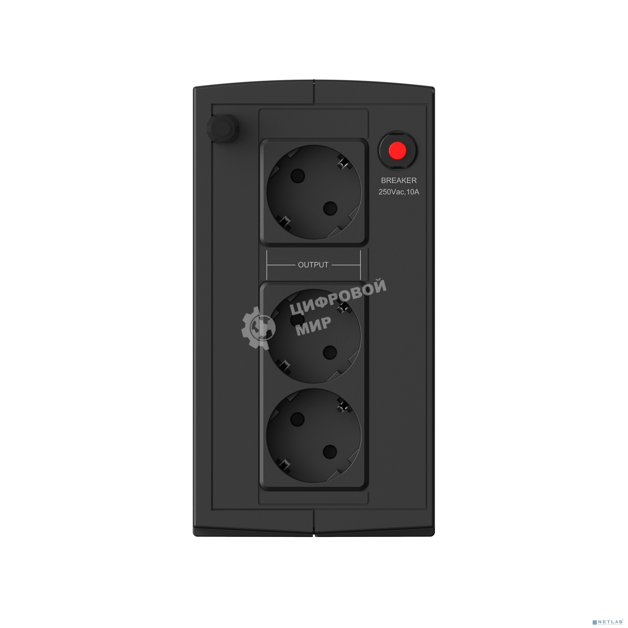 ИБП CBR ELECTRON ELN-1100 Line Interactive 1100 VA / 600 W, 3 x EURO (ELN-1100T-3F-LD)
