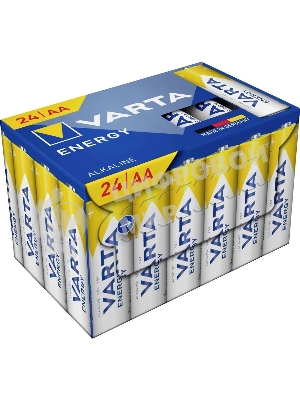 Батарейка AA Varta ENERGY LR6 AA CUBE Pack24 Alkaline 1.5V (4106) (24 шт.)