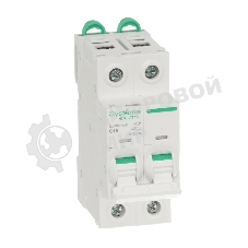 Автоматический выключатель Systeme Electric S9F22216 Systeme9 C 16A 2P 6kA 400В