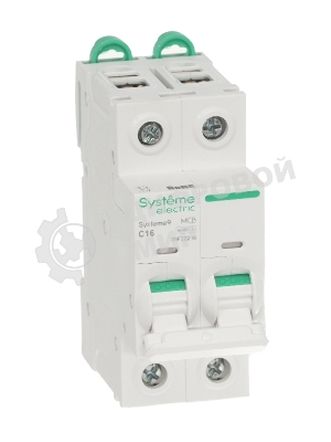 Автоматический выключатель Systeme Electric S9F22216 Systeme9 C 16A 2P 6kA 400В