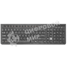 Клавиатура беспроводная Defender ULTRAMATE SM-535 RU USB, радиоканал, черный