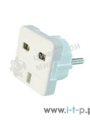 Переходник Gembird Переходник с вилки EU,UK в RU
