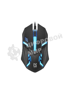 Мышь проводная Defender Hit MB-550 черный, 1600 dpi, USB, кнопки - 4