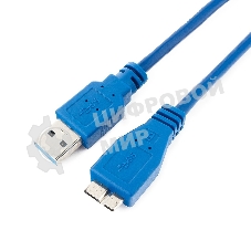 Кабель Gembird/Cablexpert USB 3.0 Pro, AM/microBM 9P, 0.5м, экран, синий
