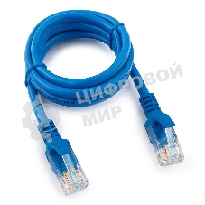Патч-корд медный UTP Cablexpert PP10-1M/B cat.5e, 1м, литой, многожильный, синий