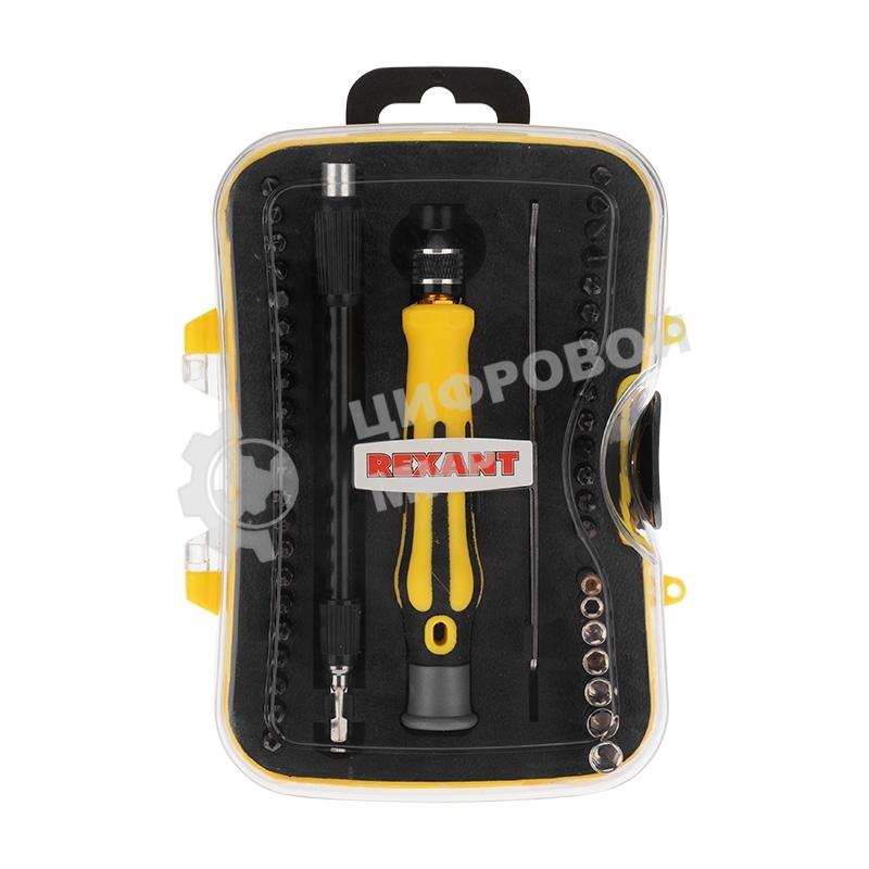 Набор отверток для точечных работ 45 предметов Rexant