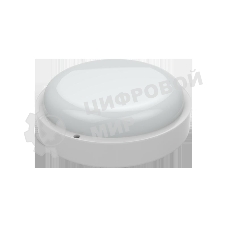 Светильник светодиодный ЖКХ ECO D160х53 12Вт 940лм 4000К IP65 круглый Gauss 126418212