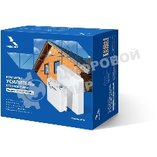 Усилитель сигнала Триколор TR-900/2100-50-kit 20м двухдиапазонная белый (046/91/00052372)