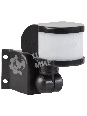 Детектор движения ДД 018 1100Вт угол обз. 270град. дальн. 12м IP44 черный IEK LDD10-018B-1100-002