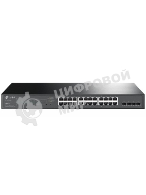 Коммутатор TP-Link TL-SG2428P JetStream гигабитный Smart коммутатор на 24 порта PoE+ и 4 SFP-слота SMB