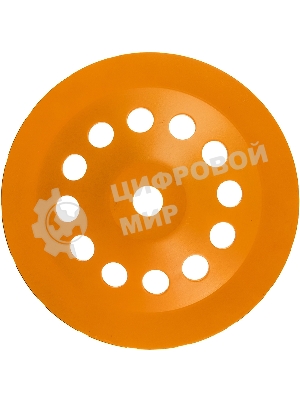 Чашка алмазная зачистная 230мм двухрядная Вихрь 73/10/3/8