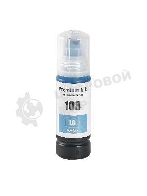 Контейнер с чернилами Sakura C13T09C54A (108 LC) для Epson, светло-голубой, 70 мл.