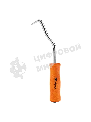 Крюк для вязки арматуры Сибртех 210 мм, деревянная рукоятка