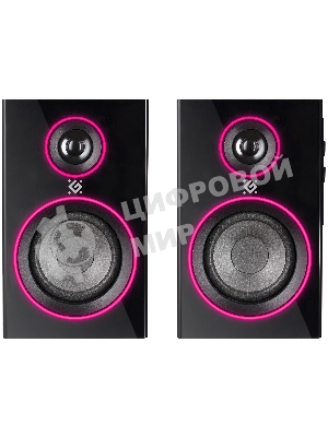 Акустическая 2.0 система Defender Solar 12 12 Вт, подсветка, BT, 230В