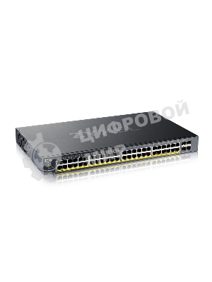 Коммутатор XGS1935-52HP, 52 Port Smart Managed PoE Switch, 48x Gigabit PoE and 4x 10G SFP+, hybrid mode, standalone or NebulaFlex Cloud, 375 Watt PoE