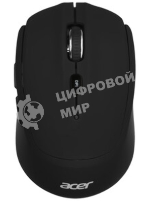 Мышь беспроводная Acer OMR040 черный, 1600 dpi, радиоканал, USB, кнопки - 6