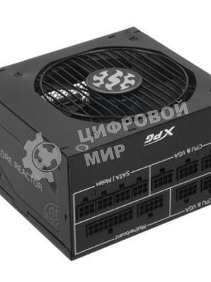 Блок питания ADATA XPG COREREACTORIIVE850G-BKCEU, 850Вт, 80 PLUS Gold, 120мм, модульный, черный