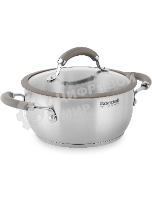 Набор посуды Rondell RDS-756 Balance 8 предм. 3 кастрюли 18-20-24 см и ковш 16 см/.нерж.сталь