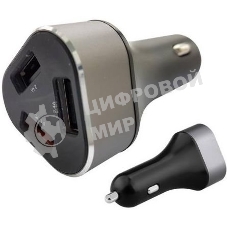 Автомобильное зарядное устройство ACD черный 23Вт, 3xUSB 1QC+2Smart, 3.6~12В, 3А RTL