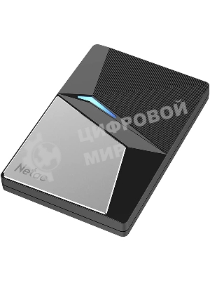 Внешний SSD Netac Z7S, 960 Gb, USB 3.2 Gen 2 Type-C, R/W 550/480, черный