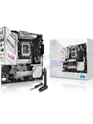 Материнская плата ASUS ROG STRIX B760-G GAMING WIFI, LGA 1700, Intel B760, 4xDDR5, 4xSATA, 2xM.2, 1xPCIe 5.0 x16, 1xPCIe 4.0 x4, 1xHDMI, 1xDP, 1x 2.5Gb LAN, 1xUSB-A 3.2 Gen 2, 2xUSB-A 3.2 Gen 1, 4xUSB-A 2.0, 1xUSB-C 3.2 Gen 1, 1xUSB-C 3.2 Gen 2x2, 5x3.5 мм, 7.1, mATX