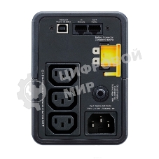 Источик бесперебойного питания APC Back-UPS 500VA/300W, 230V, 3xC13, USB, Data/DSL protect.,1 year warranty