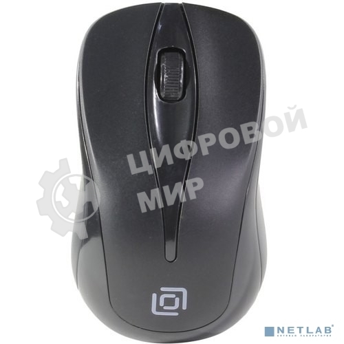 Мышь беспроводная Oklick 675MW черный, 800 dpi, радиоканал, USB, кнопки - 3