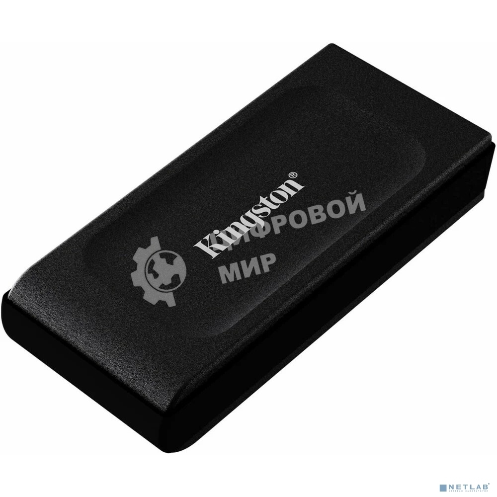 Внешний SSD Kingston XS1000, 1Tb, USB Type-C 3.1, R/W 1050 МБ/с / 1000 МБ/с черный