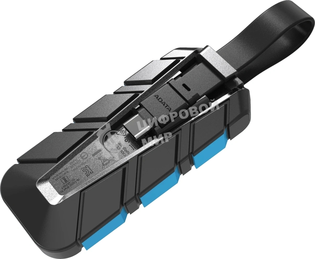 Внешний SSD ADATA SC740, 1TB, USB 3.2 Gen 2 Type-C, R/W 1050/1000, синий