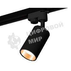 Светильник Ambrella light XT6323023 SBK/PYG черный песок/золото желтое полированное MR16 GU5.3 (A2521, C6323, N6113)