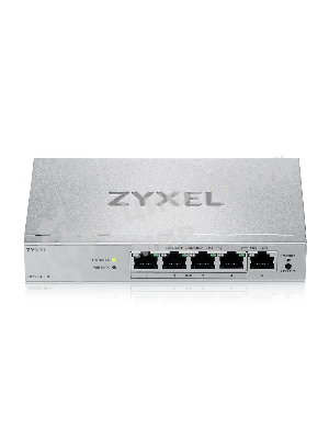 Коммутатор ZYXEL GS1200-5HPV3-EU0101F, 5×1 Гбит/с, 4×PoE+, 68 Вт, управляемый