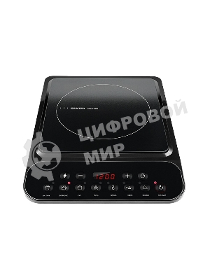 Плита настольная электрическая Centek CT-1517 черный, 2 кВт, индукция, конфорки - 1, стеклокерамика, сенсор